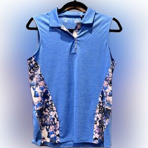ANTIGUA GOLF Ladies’ “Darling” in Persian Heather/Floral, size M, NWT